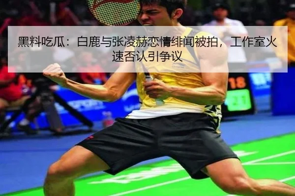 黑料吃瓜：白鹿与张凌赫恋情绯闻被拍，工作室火速否认引争议